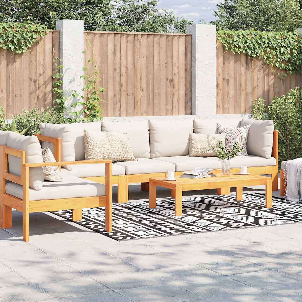 Outdoor-Teppich ARAKIL Schwarz 160x230 cm PP