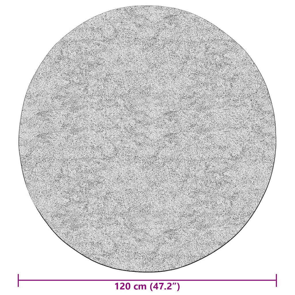 Teppich Waschbar 120 cm Beige Rutschfest