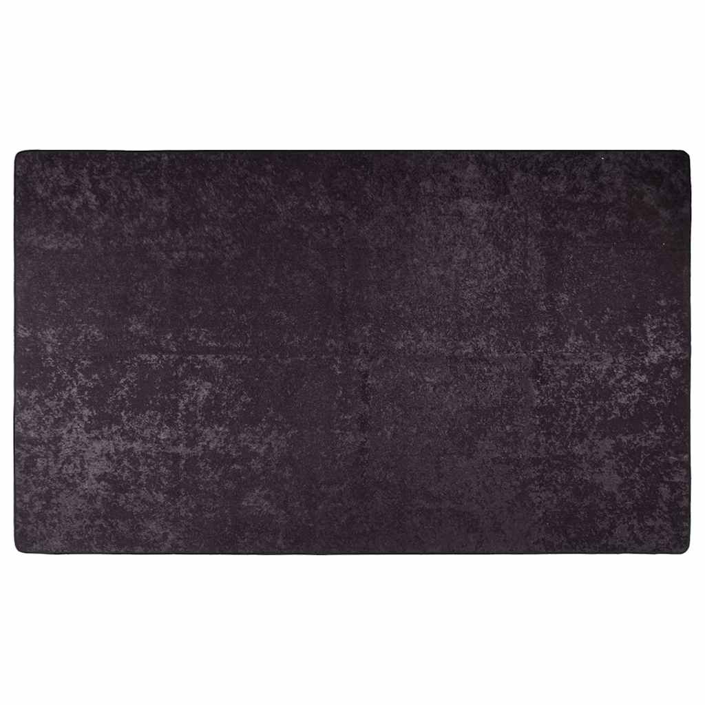 Teppich Waschbar Anthrazit 120x180 cm Rutschfest