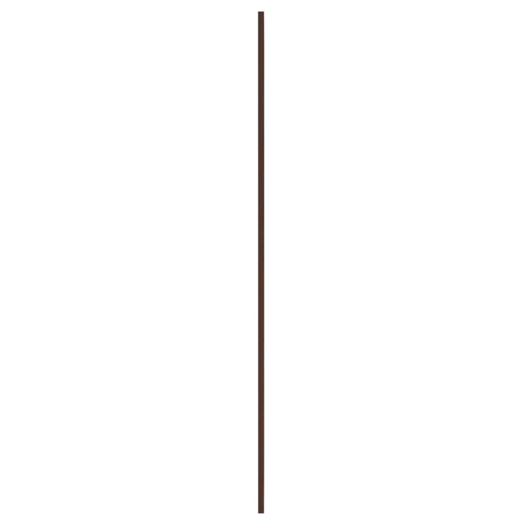 Dachpaneele 36 Stk. Verzinkter Stahl Braun 100x45 cm
