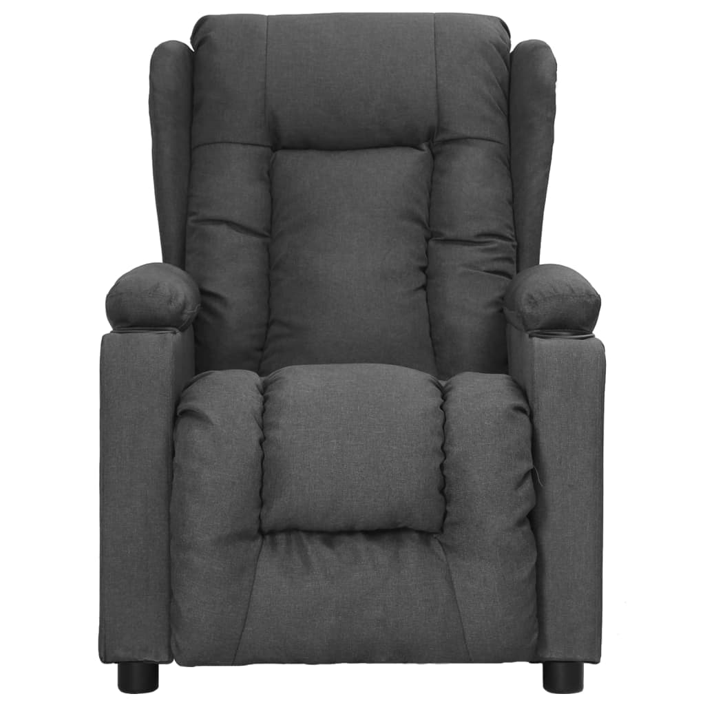 Relaxsessel Dunkelgrau Stoff