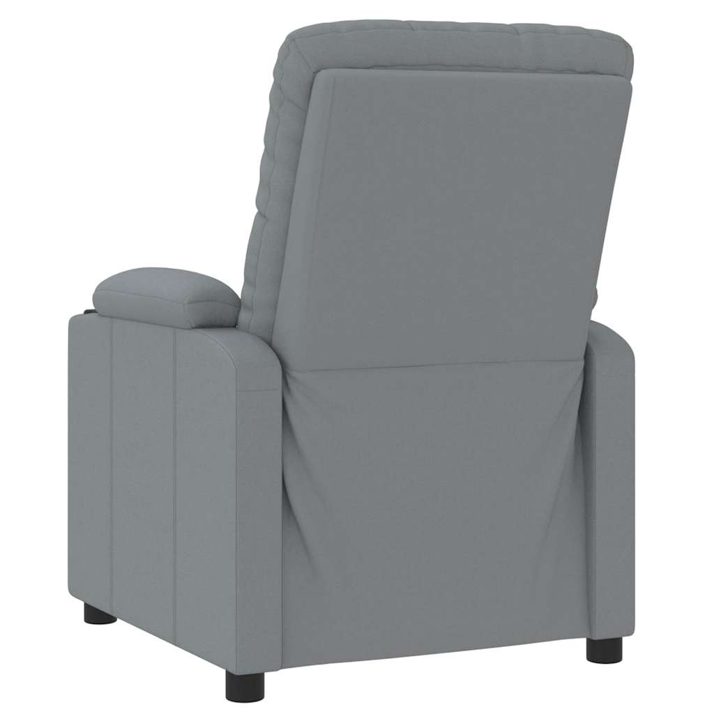 Relaxsessel Hellgrau Stoff