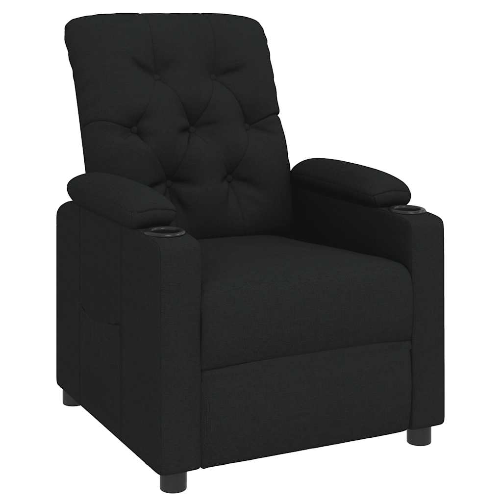 Relaxsessel Schwarz Stoff
