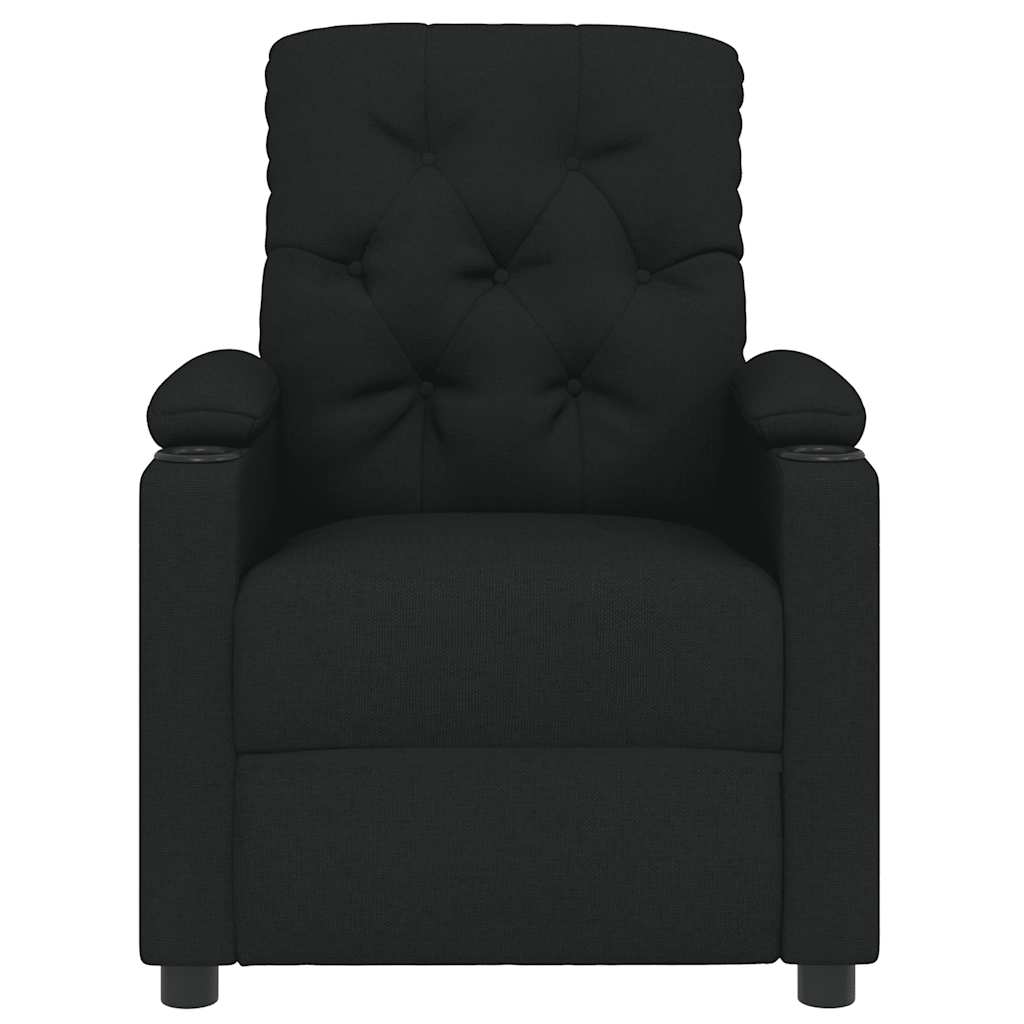 Relaxsessel Schwarz Stoff