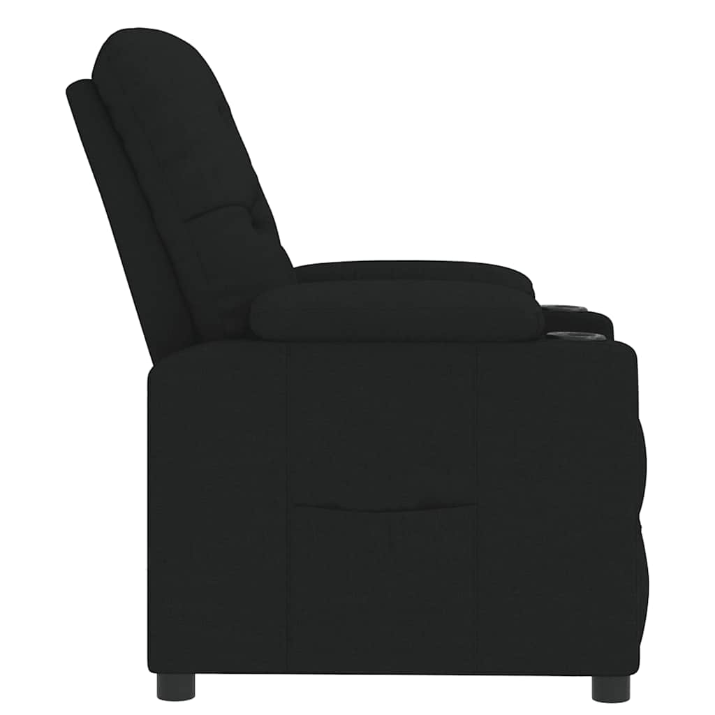 Relaxsessel Schwarz Stoff