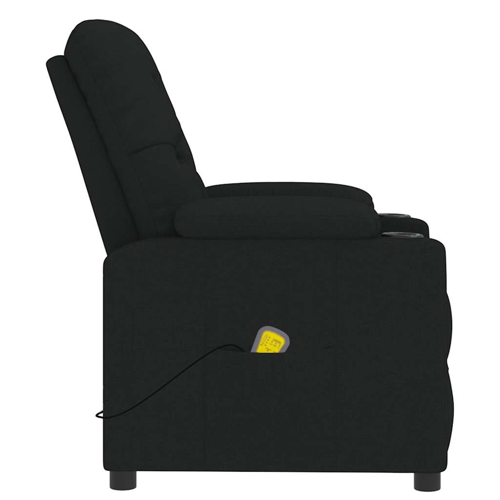 Massagesessel Schwarz Stoff
