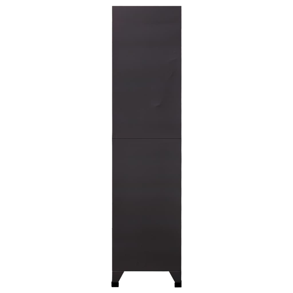 Locker cabinet anthracite 90x45x180 cm steel