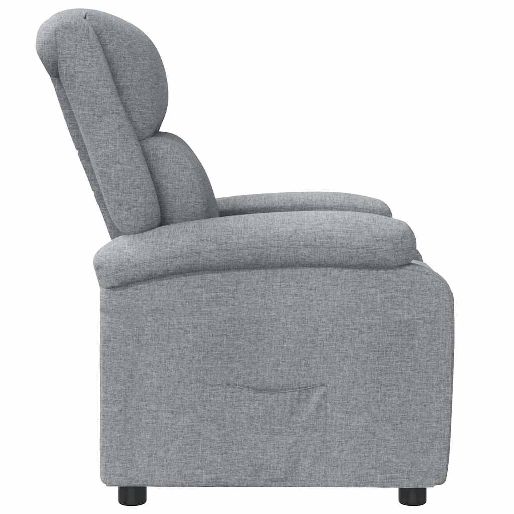 Relaxsessel Hellgrau Stoff