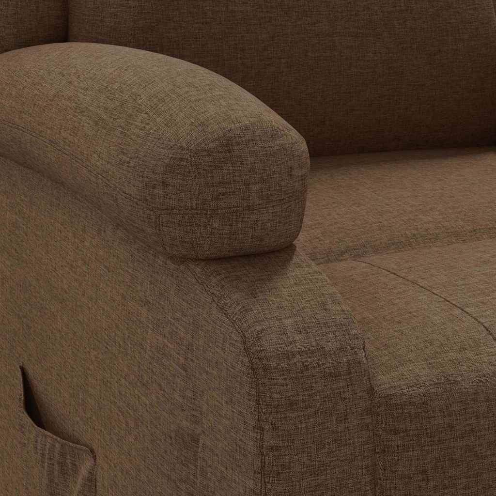 Relaxsessel Braun Stoff