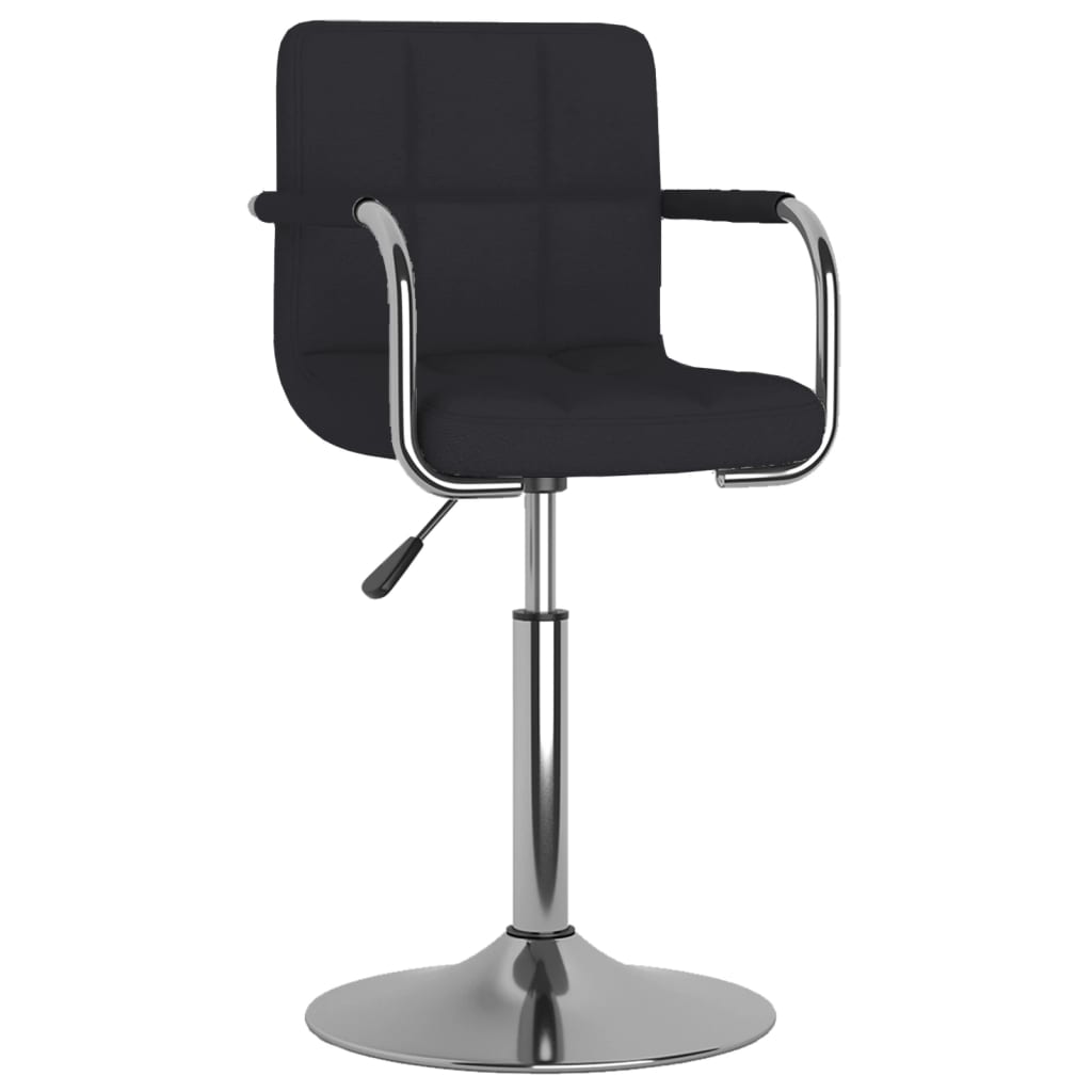 Dining chair black fabric