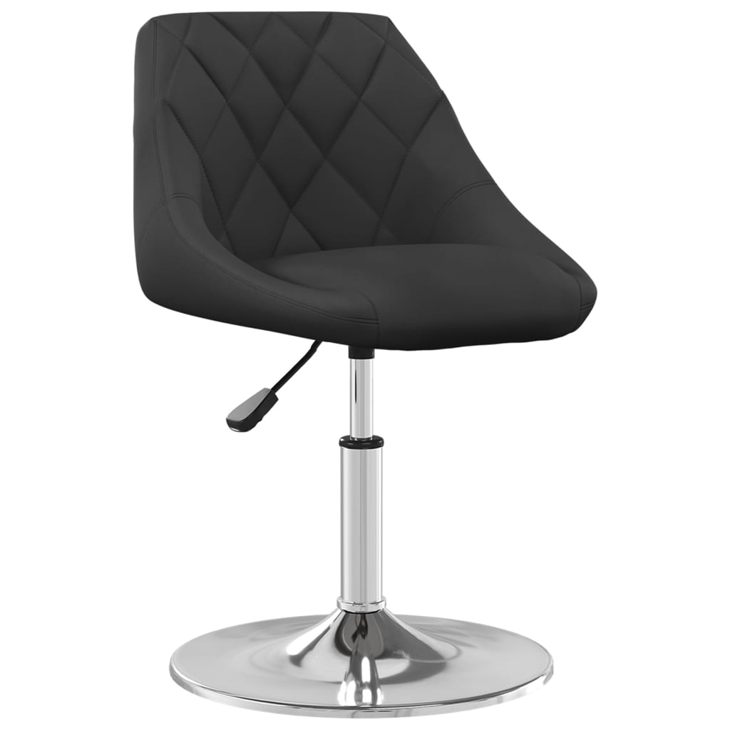 Dining Chairs 6 pcs. Swivel Black Velvet