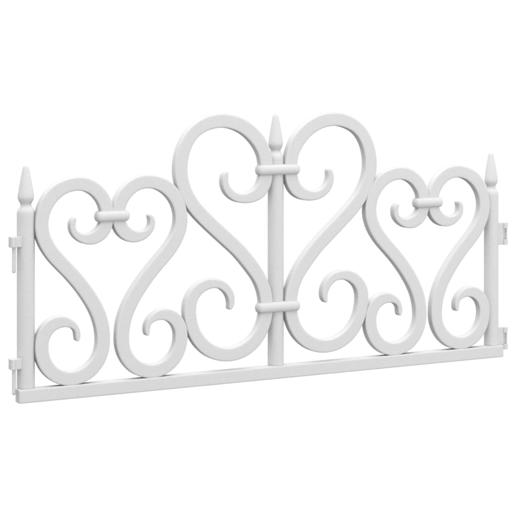 Lawn Edges 17 pcs. White 10 m PP
