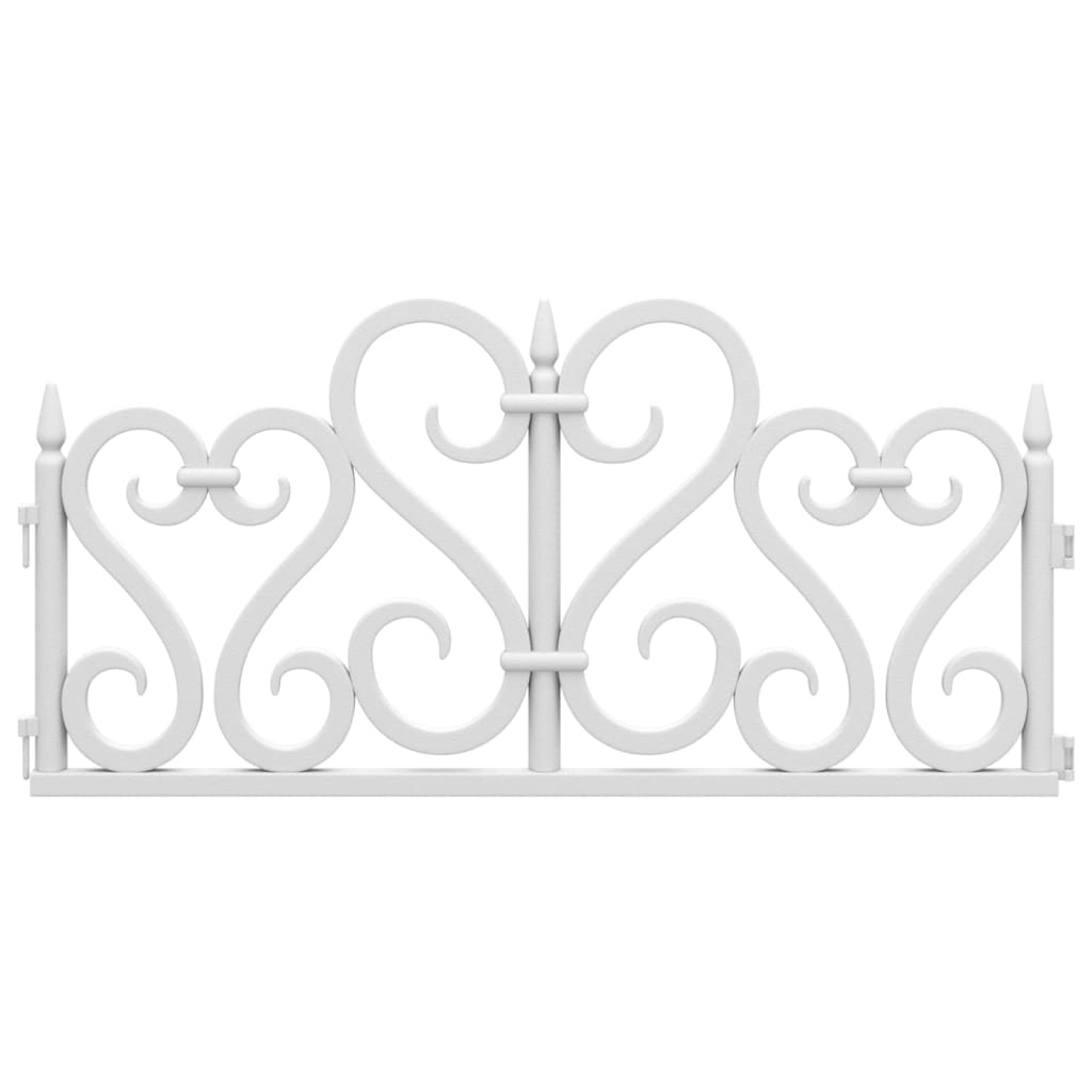 Lawn Edges 17 pcs. White 10 m PP