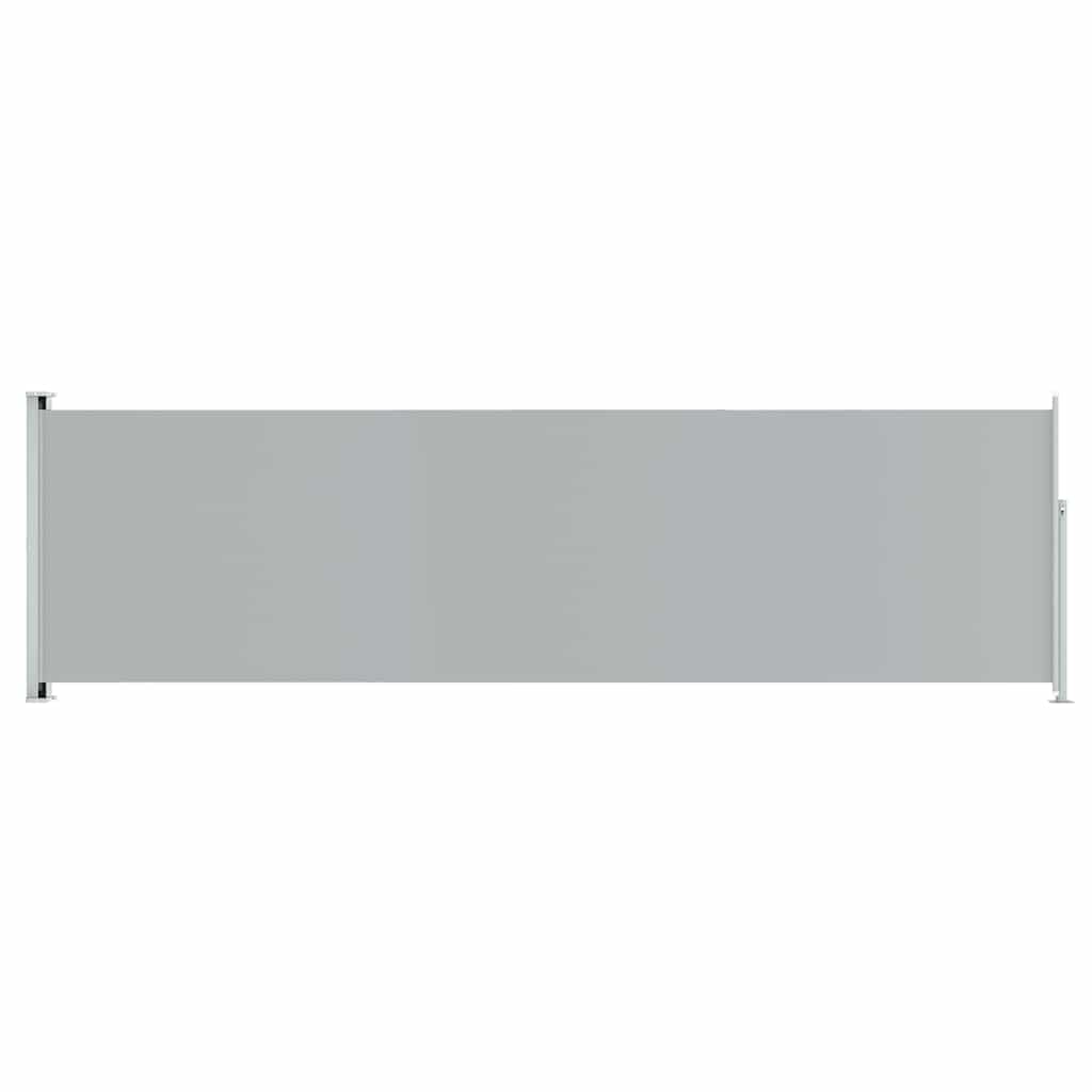 Seitenmarkise Ausziehbar 180x600 cm Grau