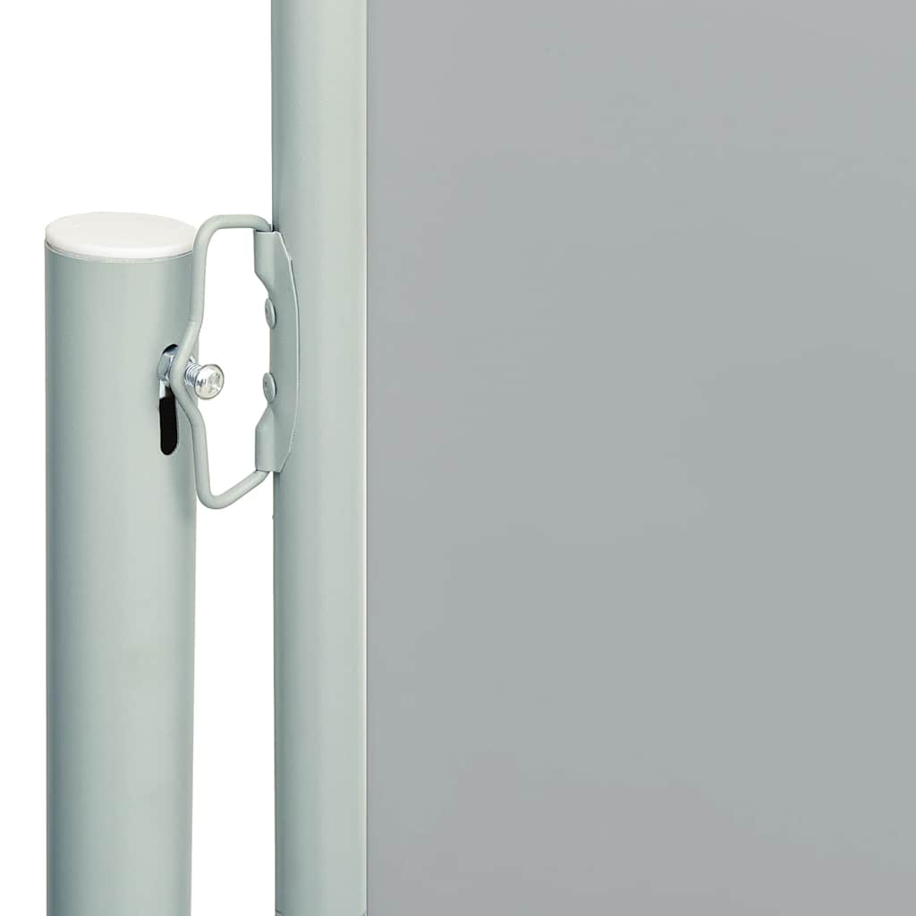 Seitenmarkise Ausziehbar 180x600 cm Grau