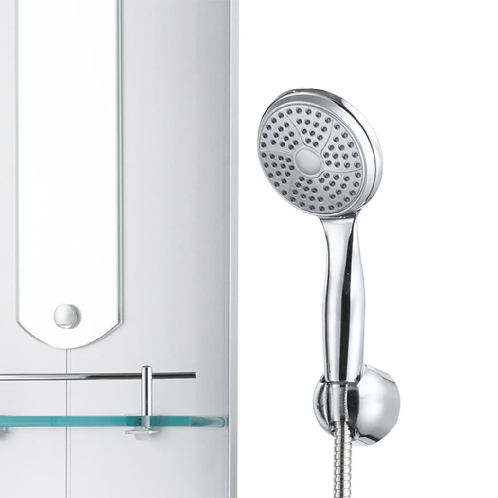 Shower panel 25x43x110 cm silver