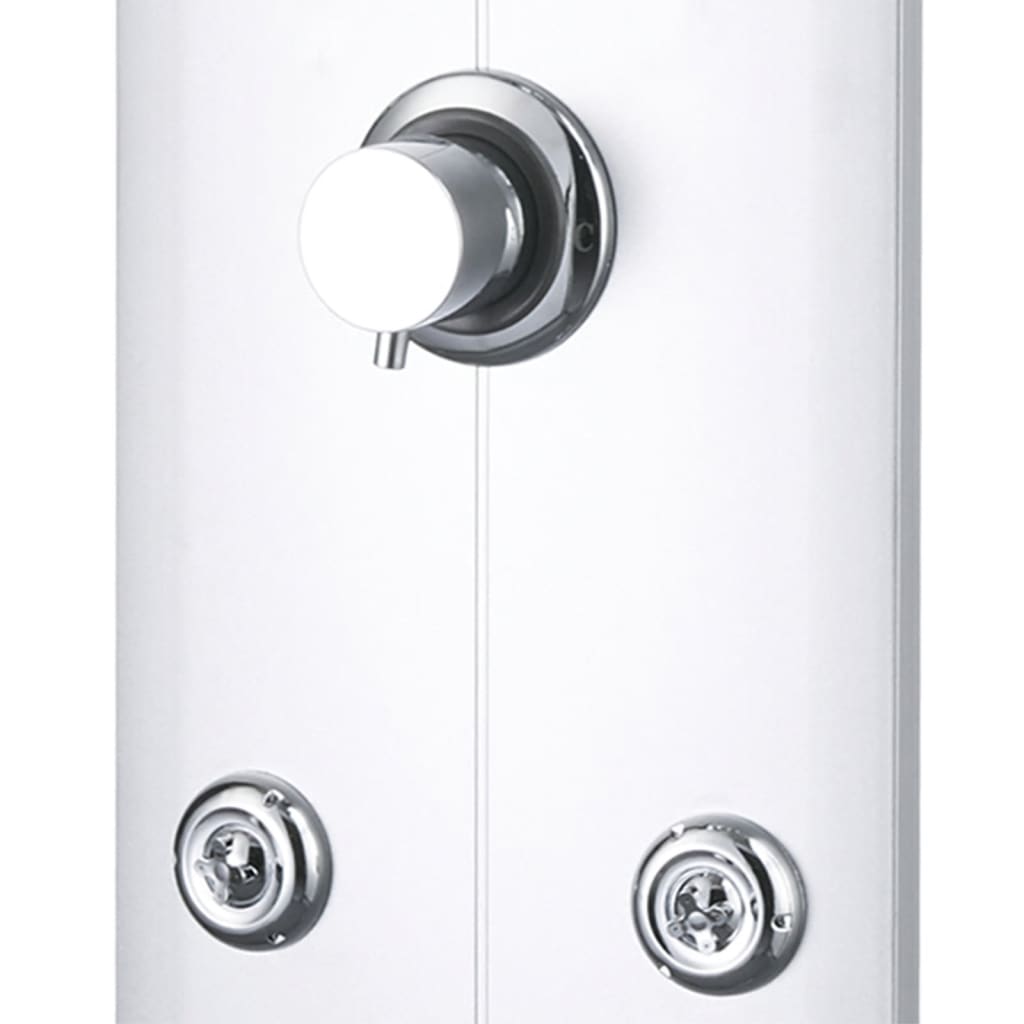 Shower panel 25x43x110 cm silver