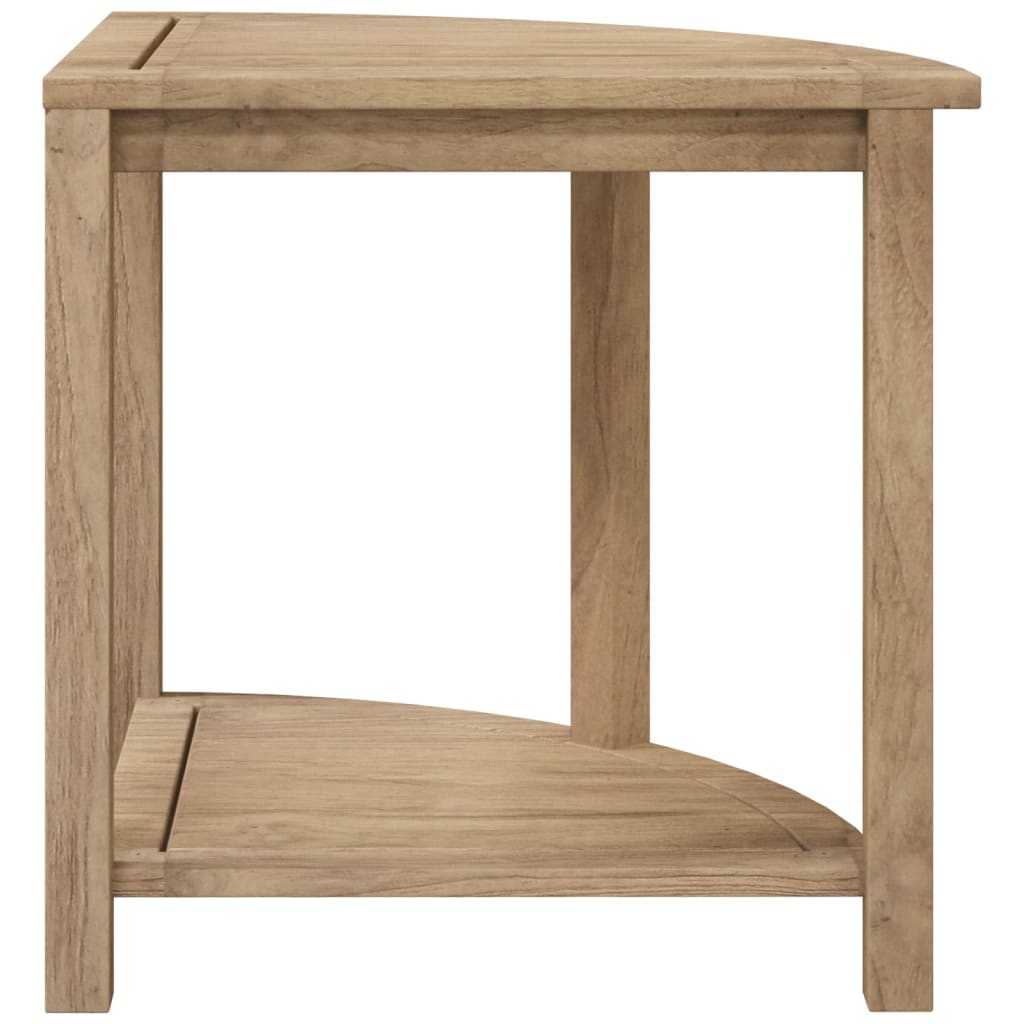 Bathroom side table 45x45x45 cm solid teak wood