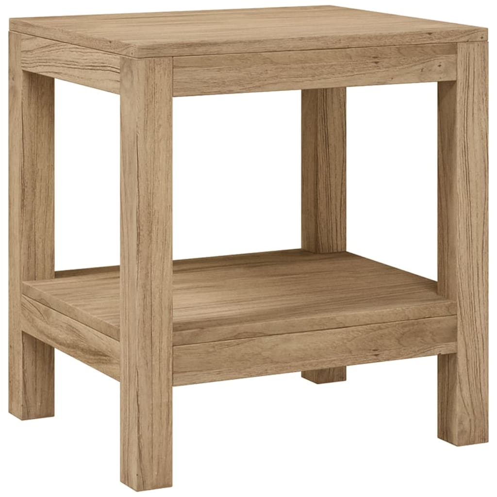 Badezimmer-Beistelltisch 45x35x45 cm Massivholz Teak