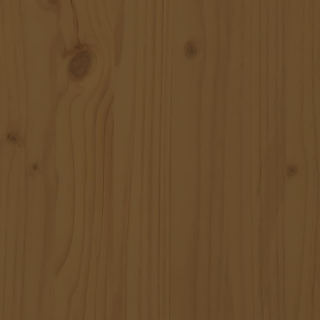 Wall Cabinet Honey Brown 45x30x35 cm Solid Pine
