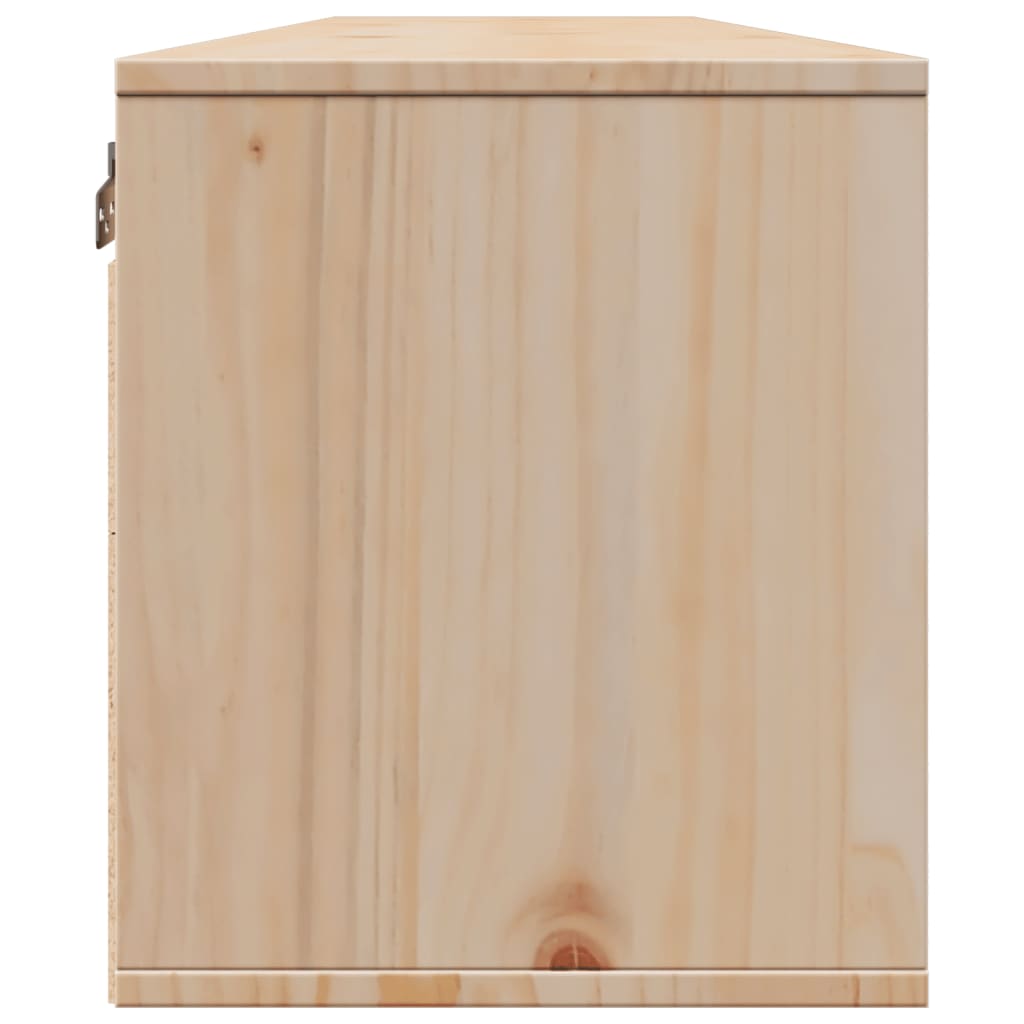 Wall cabinets 2 pcs. 80x30x35 cm solid pine