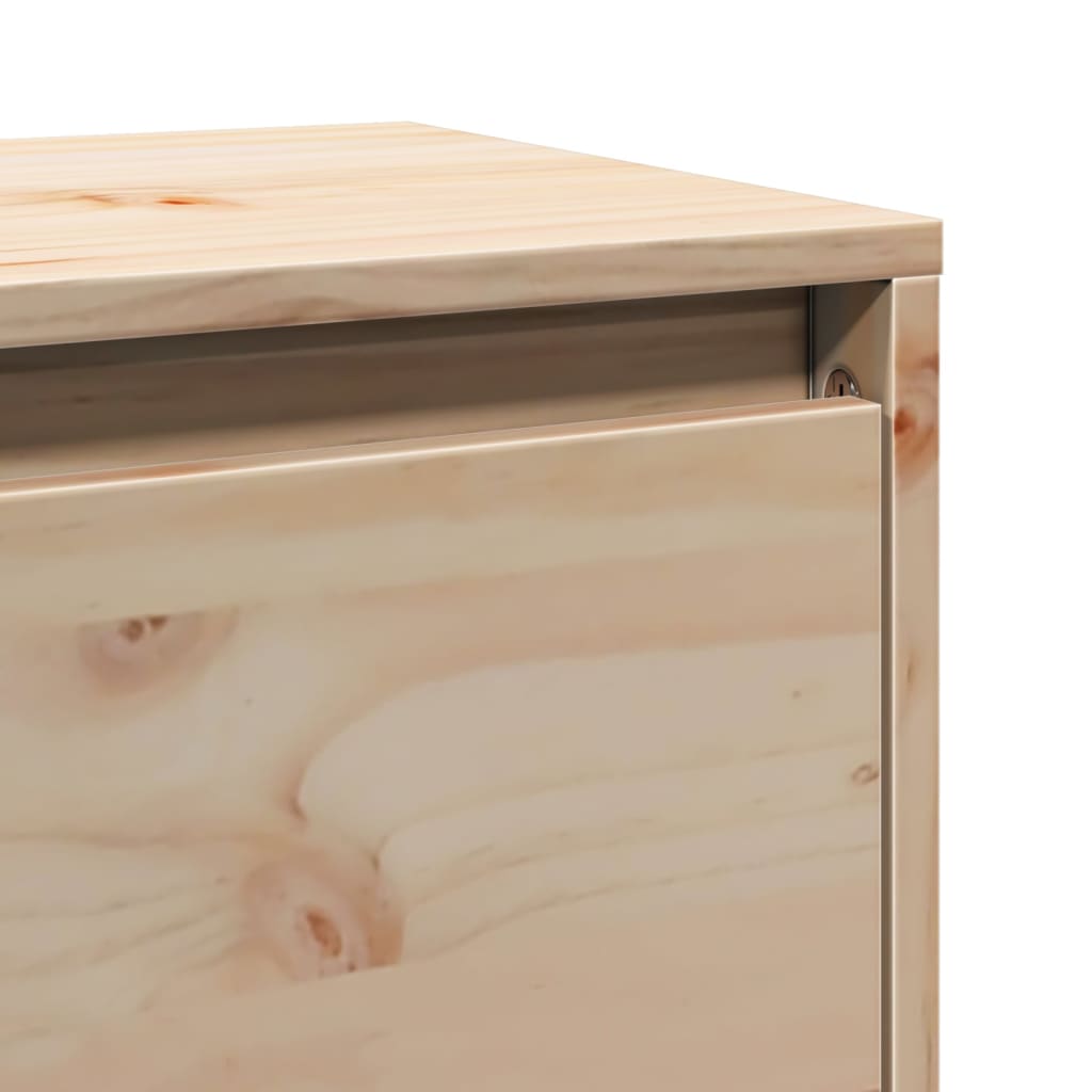 Wall cabinets 2 pcs. 80x30x35 cm solid pine