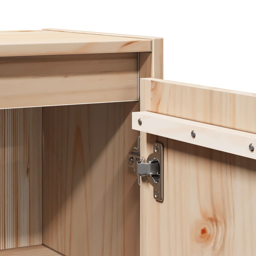 Wall cabinets 2 pcs. 30x30x60 cm solid pine