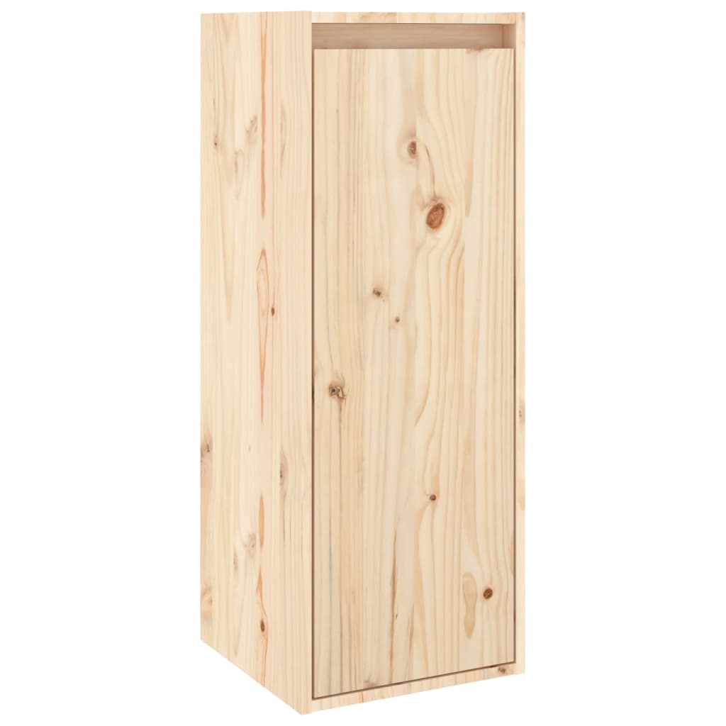 Wall cabinets 2 pcs. 30x30x80 cm solid pine