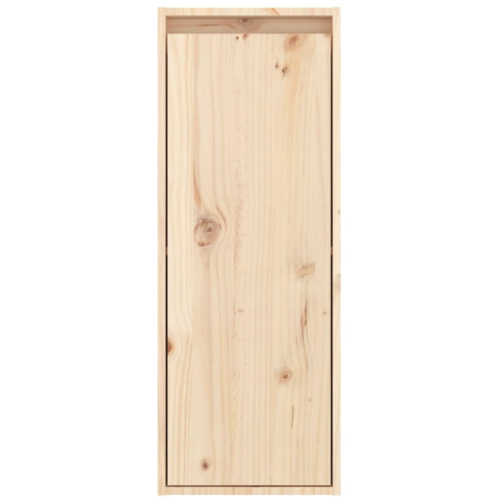 Wall cabinets 2 pcs. 30x30x80 cm solid pine