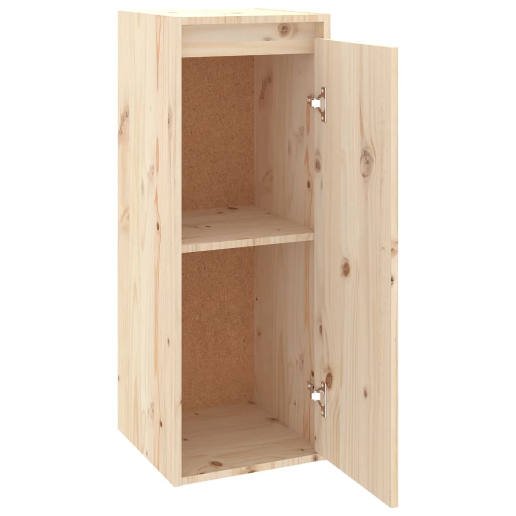 Wall cabinets 2 pcs. 30x30x80 cm solid pine
