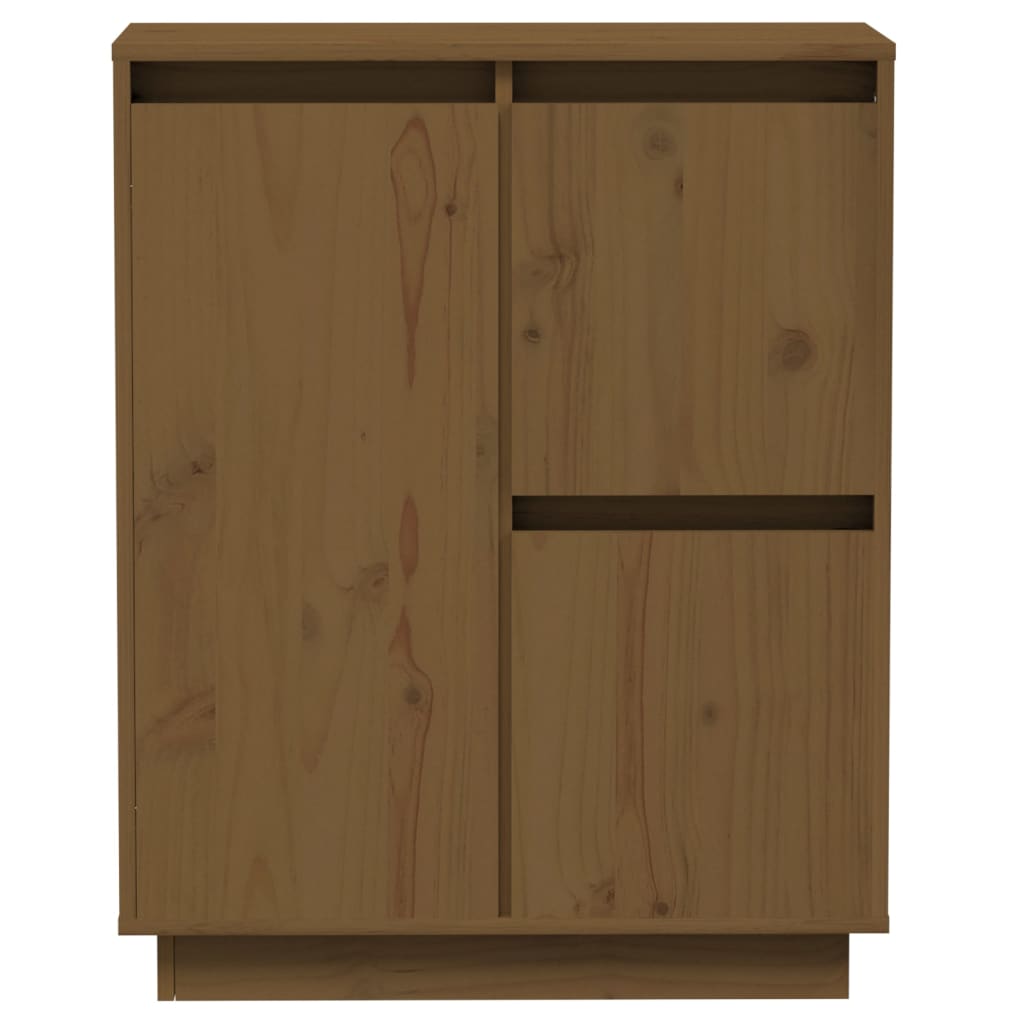Sideboard Honigbraun 60x34x75 cm Massivholz Kiefer