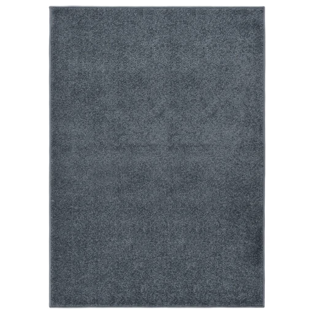 Short pile carpet 140x200 cm anthracite