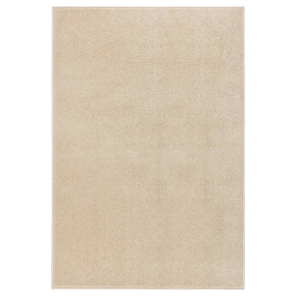 Short pile carpet 160x230 cm beige