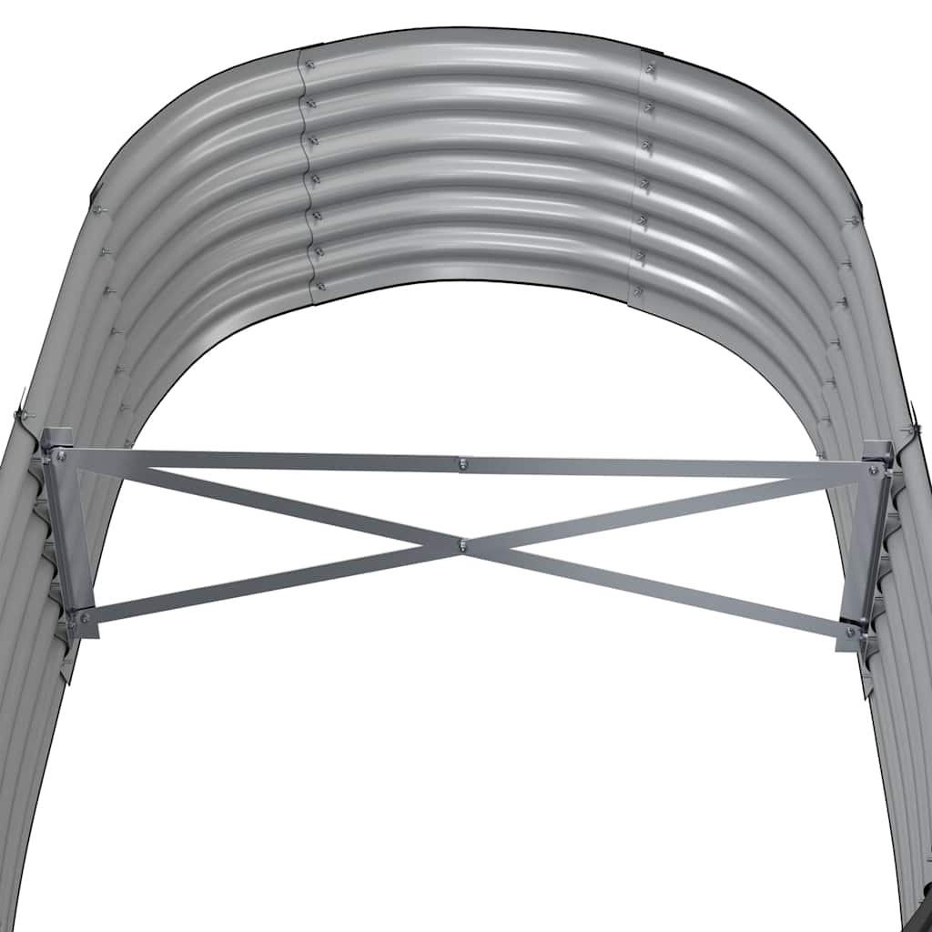 Hochbeet Verzinkter Stahl 152x80x36 cm Anthrazit