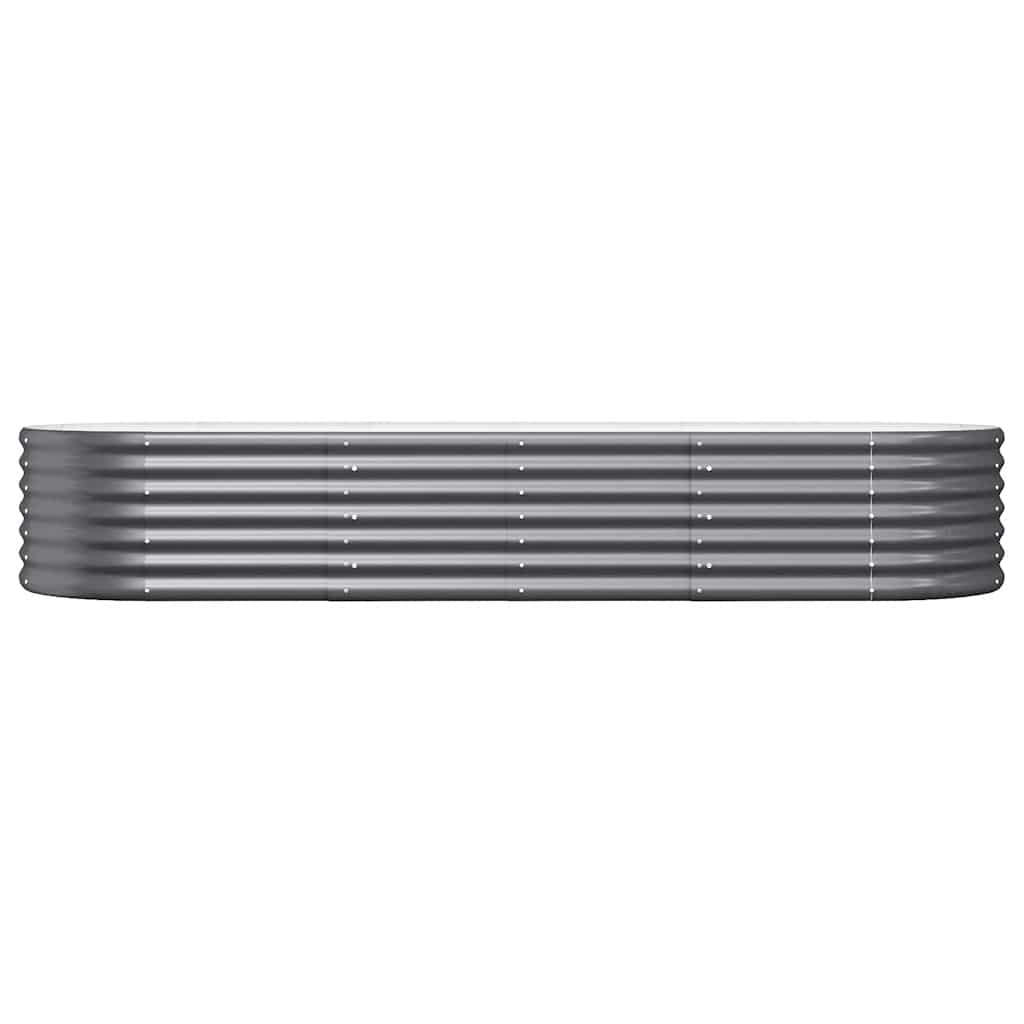 Hochbeet Verzinkter Stahl 224x80x36 cm Anthrazit