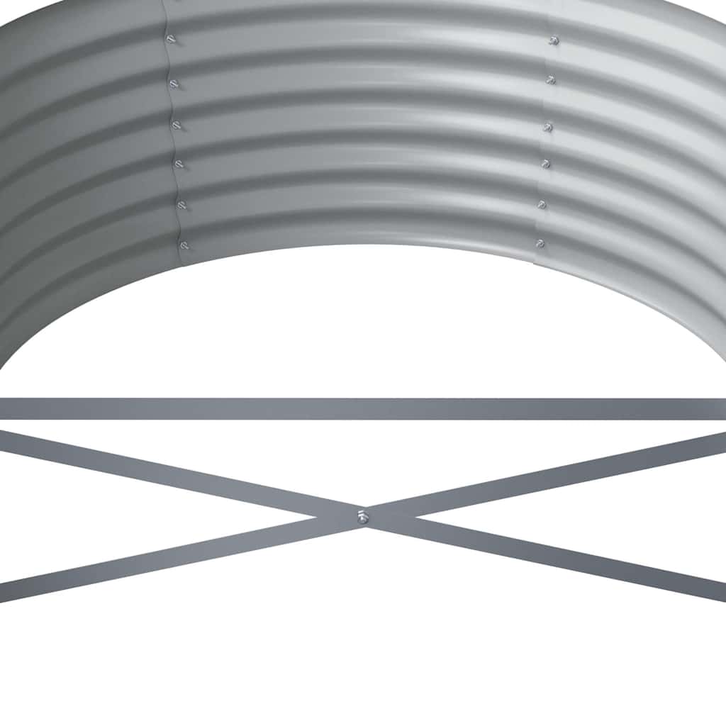 Hochbeet Verzinkter Stahl 224x80x36 cm Anthrazit