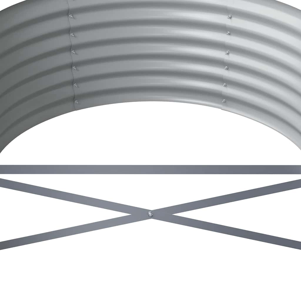 Hochbeet Verzinkter Stahl 620x80x36 cm Anthrazit