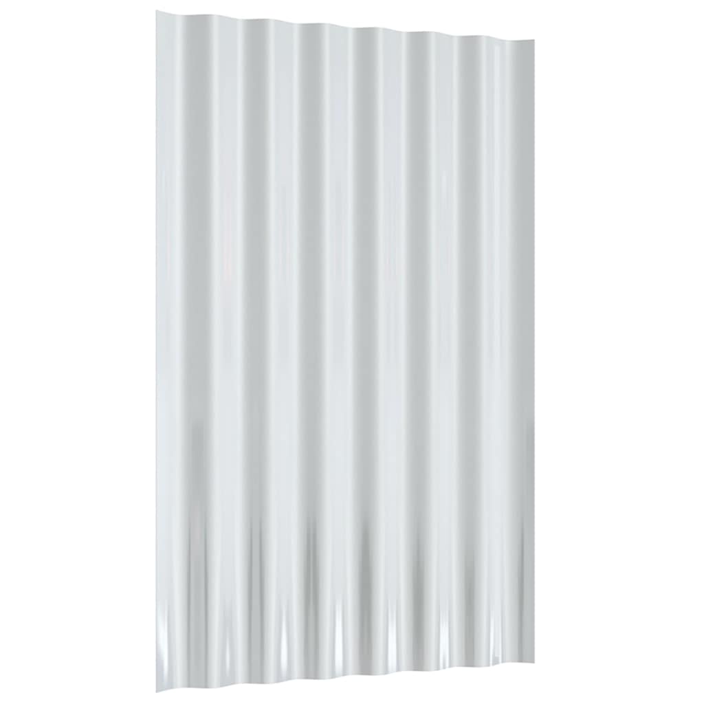 Dachpaneele 12 Stk Verzinkter Stahl Anthrazit 60x36 cm