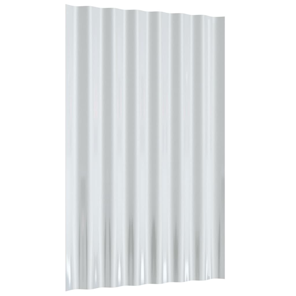Dachpaneele 36 Stk. Verzinkter Stahl Grün 60x36 cm