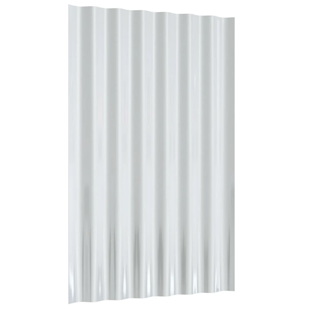 Dachpaneele 36 Stk. Verzinkter Stahl Anthrazit 60x36cm