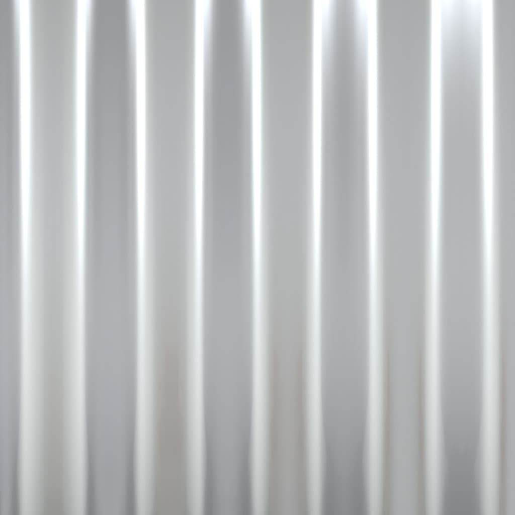 Dachpaneele 12 Stk. Verzinkter Stahl Silber 80x36 cm