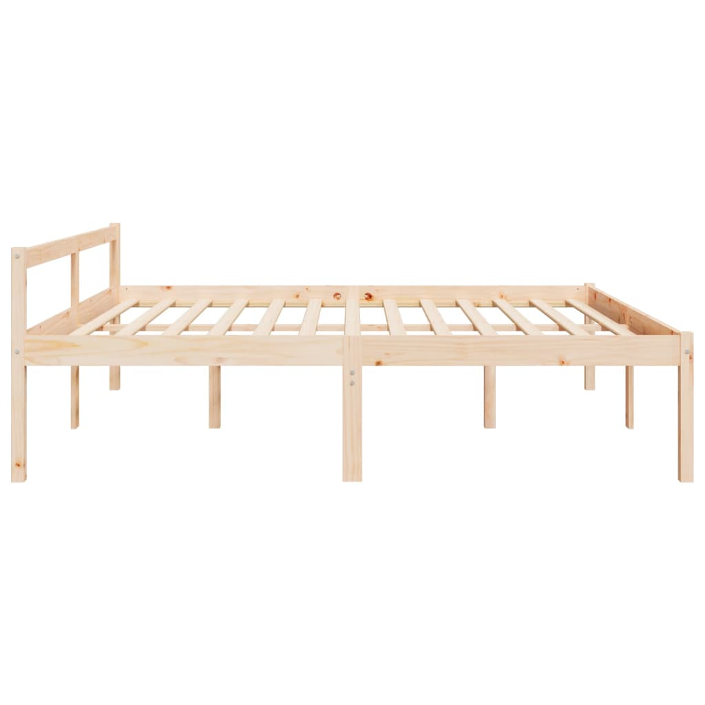 Seniorenbett 180x200 cm Massivholz Kiefer