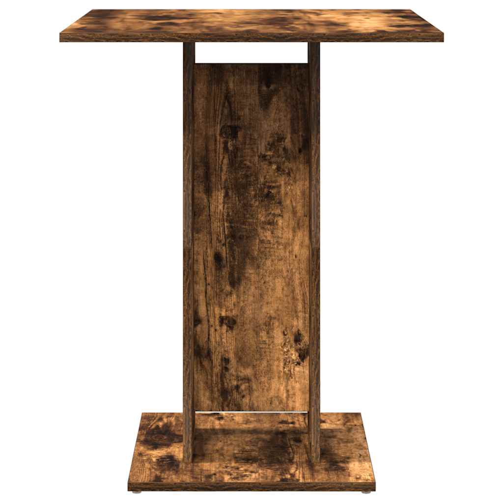 Bistrotisch Räuchereiche 60x60x75 cm Holzwerkstoff
