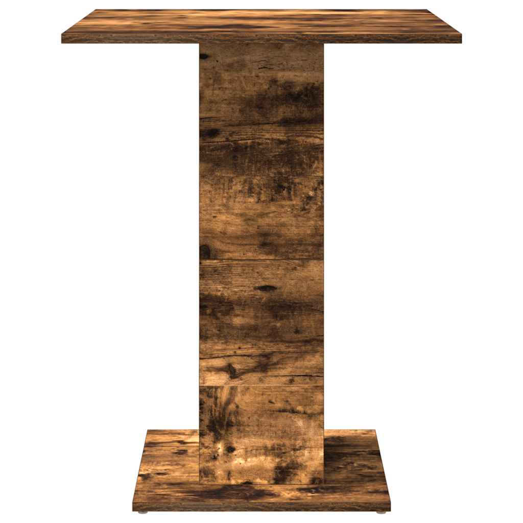 Bistrotisch Räuchereiche 60x60x75 cm Holzwerkstoff