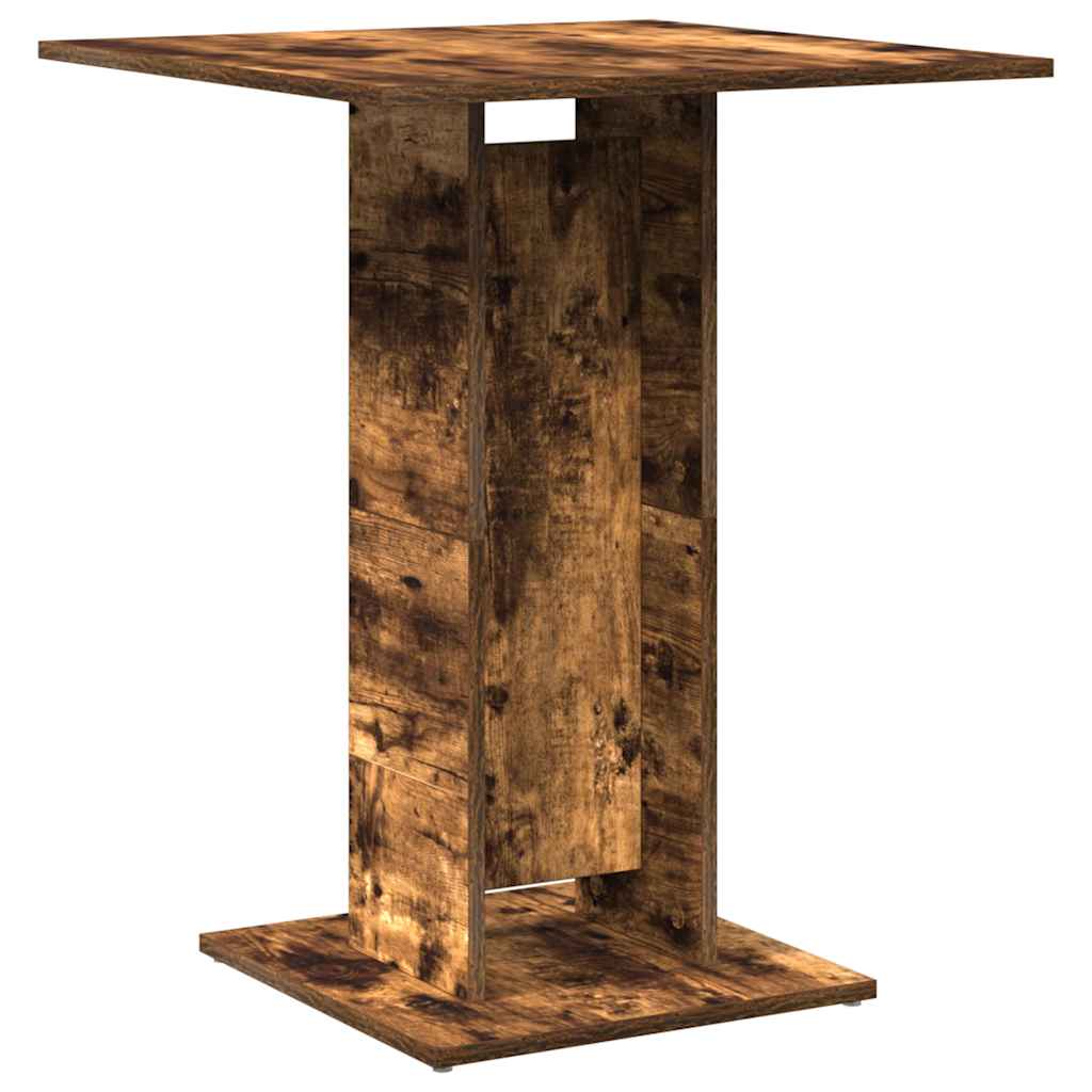Bistrotisch Räuchereiche 60x60x75 cm Holzwerkstoff