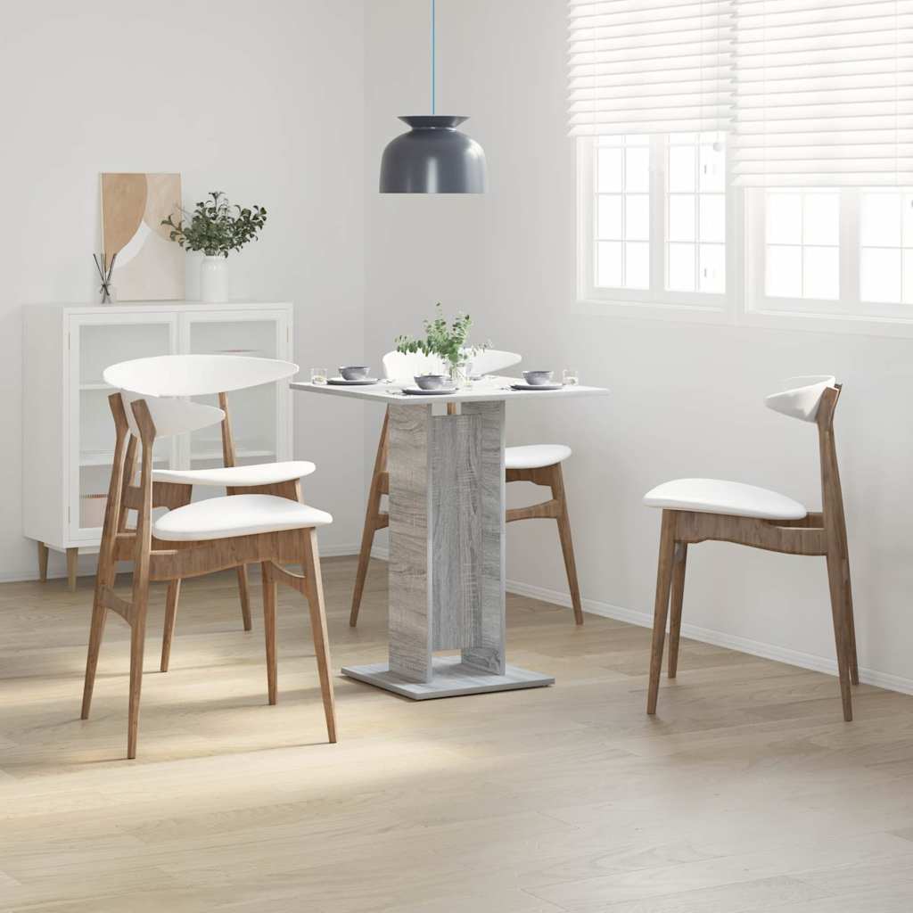 Bistrotisch Grau Sonoma 60x60x75 cm Holzwerkstoff