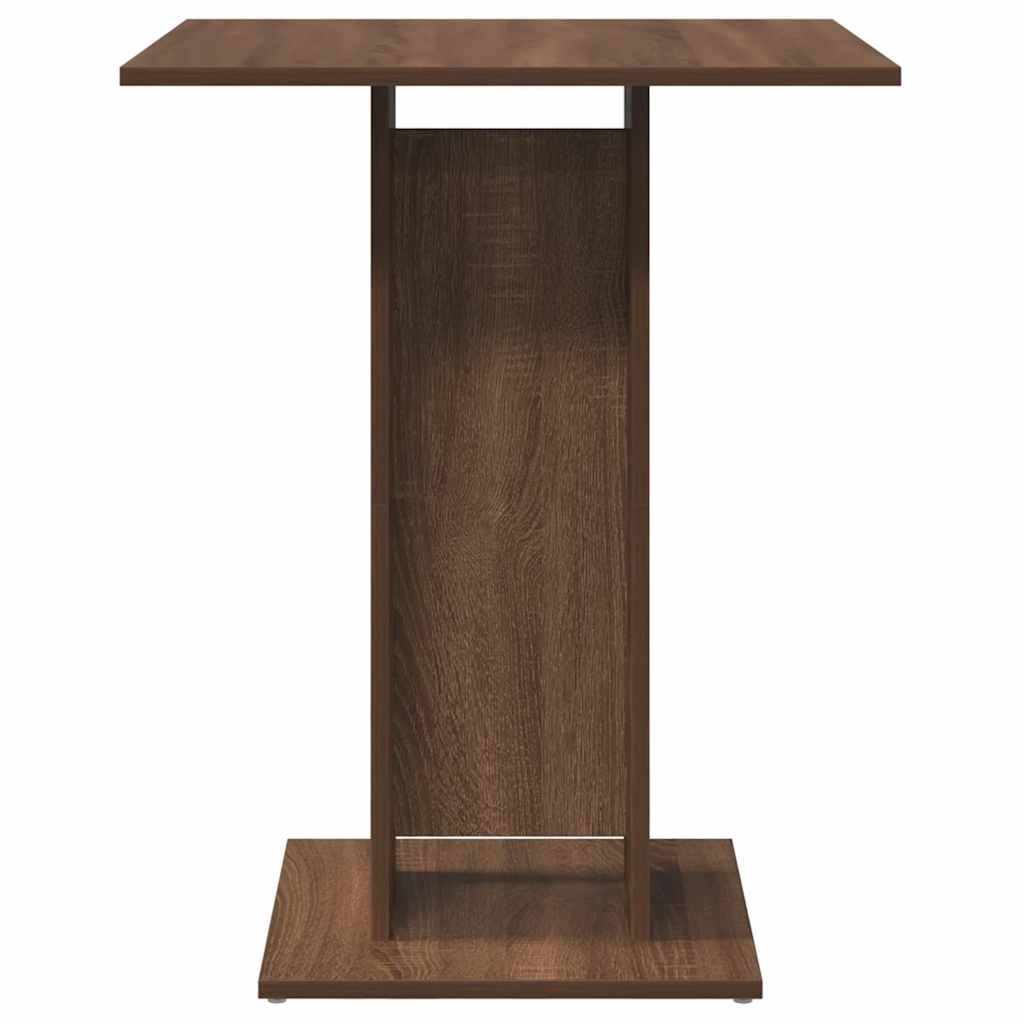 Bistrotisch Braun Eichen-Optik 60x60x75 cm Holzwerkstoff