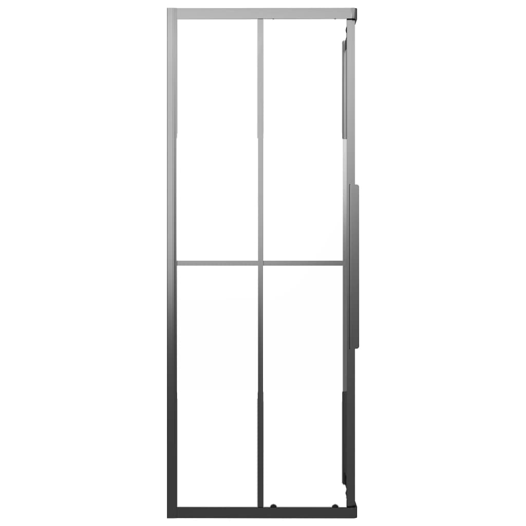 Shower cubicle semi-matt ESG 80x80x180 cm black