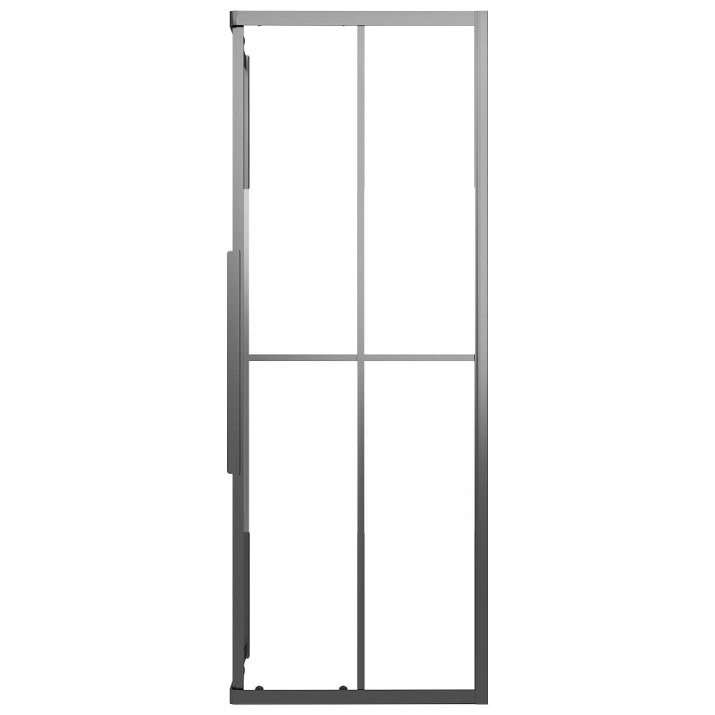 Shower cubicle semi-matt ESG 80x80x180 cm black