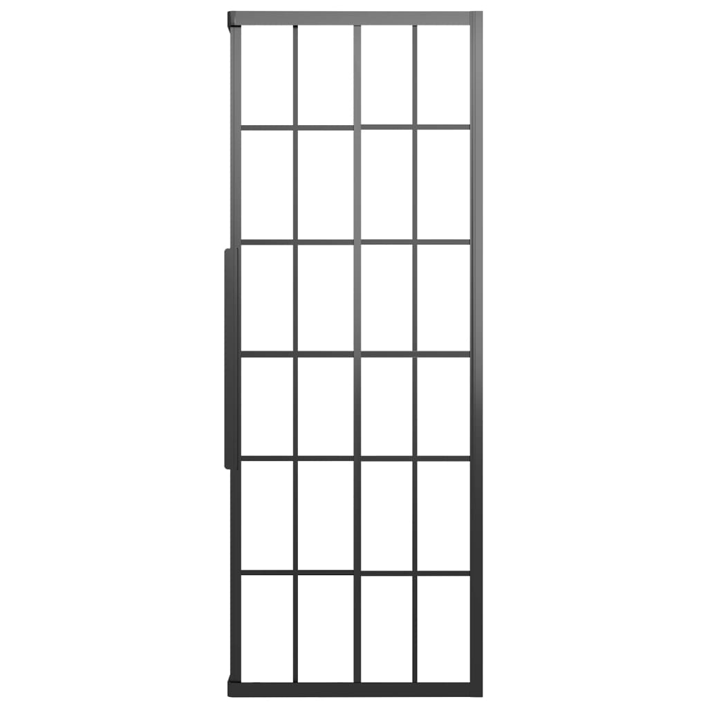Shower cubicle matt ESG 70x70x180 cm black